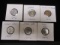 (3) 1943 Steel Pennies, 1953D & 1974 Plated Penny, 1973 Penny w/ Small Kennedy Head