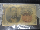 Series of 1874 10 Cents Fractional Currency