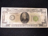 1934 $20 Green Seal