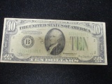 1934 $10 Green Seal