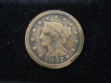 1847 US Large Cent