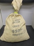 US Mint $50 Bag of Pennies- 1961 Denver