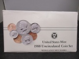1988 US Mint UNC Coin Set- P&D