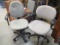 2 Cloth Covered Office Chairs