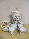 Rudolstadt Coffee Server and Cups and Saucers