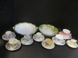 Vintage Fine China Bowls and Cups and Saucers - Royal Albert, Royal Worchester, Staffordshire etc.