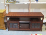 Wood Console Cabinet