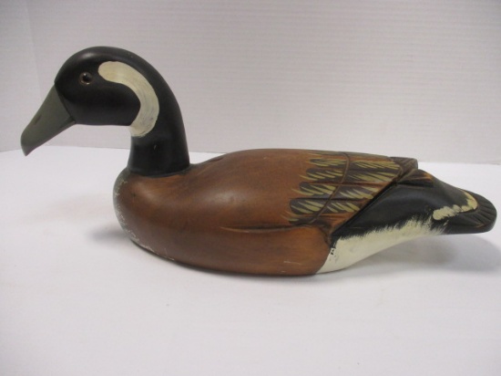 Hand Painted Wood Canadian Goose Decoy
