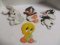 Baby Bugs Bunny, Daffy, Tweety, And Sylvester Board Wall Hangings