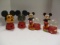 Four Mickey Mouse Candy Dispensers