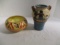 Mexican Pottery Urn And Small Planter