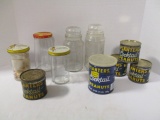 Planters Peanuts Canisters, Jars, And Cans