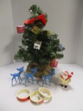 Tabletop Christmas Tree In Walmart Shopping Basket,