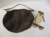 Ralph Lauren Leather Shoulder Bag, Spartina Eyeglass Case,