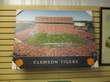 Clemson Tigers Stadium Wrapped Canvas Print