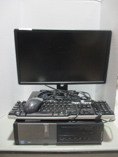 Dell Optiplex 7010 CPU, Monitor, Keyboard, Mouse and 22" Monitor