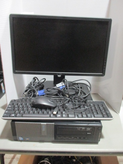 Dell Optiplex 7010 CPU, Monitor, Keyboard, Mouse and 22" Monitor