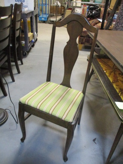 Splat Back Wood Dining Chair
