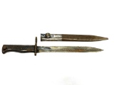 Unknown Bayonet with Scabbard