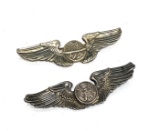 Enlisted USAF Aircrew Wings Pin and Navigator Wings