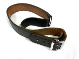 USN Bucheimer B1 Black Leather Belt