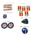 Group of Army Patches
