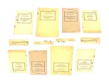 Various Military Field Manuals
