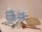 Microwave Cookers, Glass Measuring Cup Set, Stoneware Cookie Mold, etc.