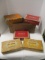 Vintage Libby Corned Beef Wood Crate and Five Cigar Boxes