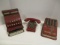 Vintage Metal Toy Cash Register, Wolverine Adding Machine and Ideal Masters Telephone