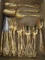 29 Pieces of Community Gold Plated Flatware