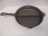 Country Cabin Cast Iron Divided Grill/Skillet Pan