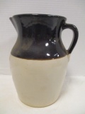 Brown and White Pitcher