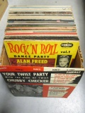 Collection of 1950's-60's Artist Vinyl LP's-Chubby Checker, Ricky Nelson,