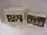 Porcelain Ornaments and International Bazaar Porcelain Candle Holders