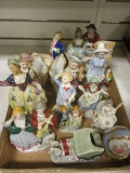 Porcelain Victorian Figurines-Some Occupied Japan