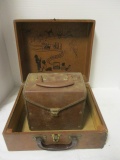 Vintage Spear Products Case for Portable Record Player and 45 Size Record Carry