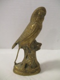 Brass Parrot Statue