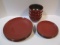 4-Place Home Trends Dinner Plates, Salad Plates, And Cereal Bowls