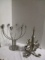 8-Arm Taper Holder And 12-Taper Metal Christmas Tree
