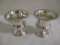 Two Sterling Silver Miniature Urns/Toothpick Holders-One Weighted