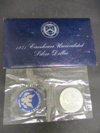 1971 Eisenhower UNC. Silver Dollar