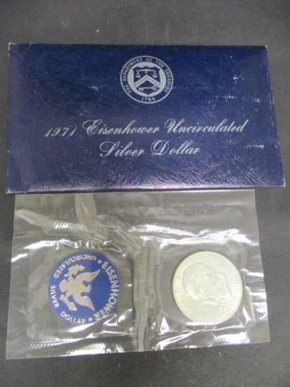 1971 Eisenhower UNC. Silver Dollar
