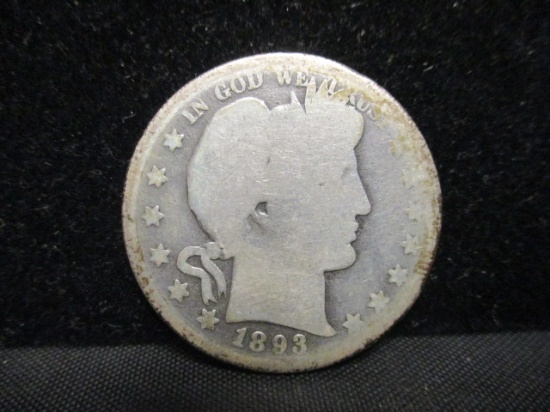 1893 Barber Half Dollar