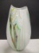 Dynasty Gallery Colorful Swirl Art Glass Vase