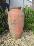 Tall Mexican Pottery Vessel