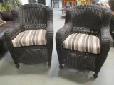 Pair of LaneVenture All Weather Wicker Chairs