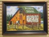 Framed Country Barn Canvas Designer Artwork
