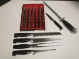 German Kitchen Knives and Honing Steel