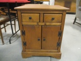 Country Pine Designs 2 Drawer over 2 Doors Cabinet